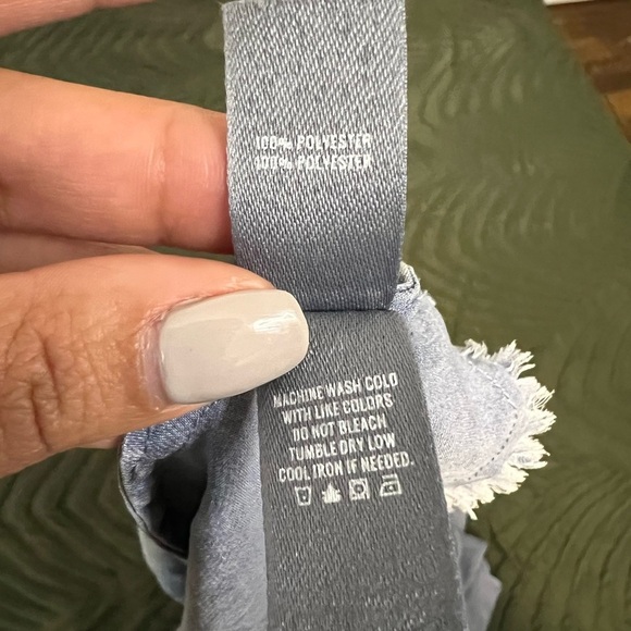 Aerie fringed tank top color blue size XS great condition! - Picture 4 of 4